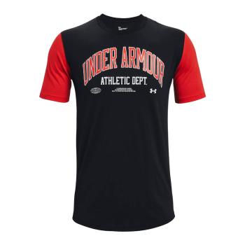 Under Armour  Athletic Department Colorblock SS Tee  Tričká s krátkym rukávom Čierna