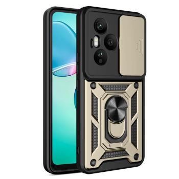 RING CAMERA Kryt s držiakom pre Honor 400 Pro 5G zlatý