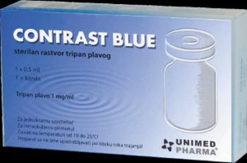 CONTRAST BLUE očný roztok 0,5ml + kanyla 1set