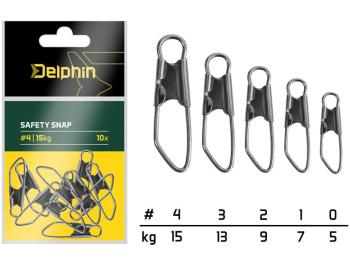 Delphin karabinka safety snap 10 ks - veľkosť 4 nosnosť 15 kg