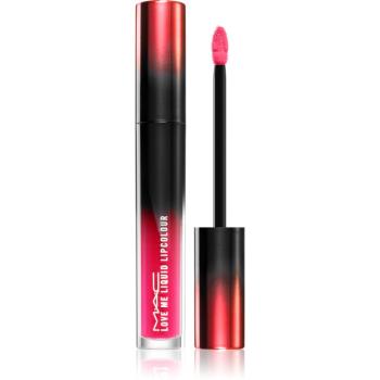 MAC Cosmetics Love Me Liquid Lipcolour krémový rúž so saténovým finišom odtieň Hey, Good Looking! 3,1 ml
