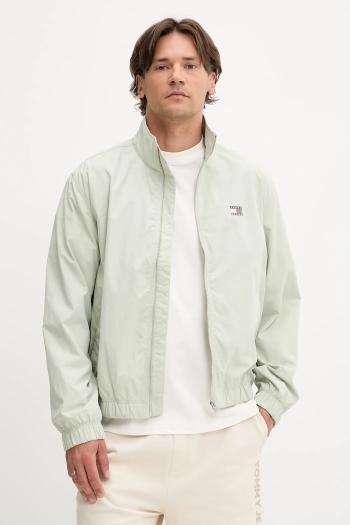 Bunda Tommy Jeans béžová farba, prechodná, DM0DM21929