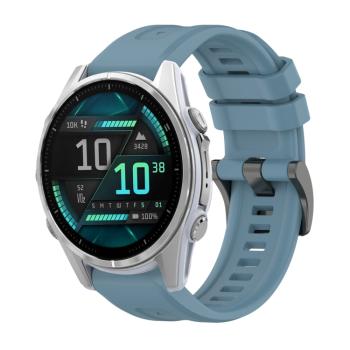 SILICONE Vymeniteľný remienok pre Garmin Fenix 8 43mm modrý