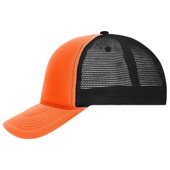 Myrtle Beach Retro šiltovka trucker MB6550 - Oranžová / čierna