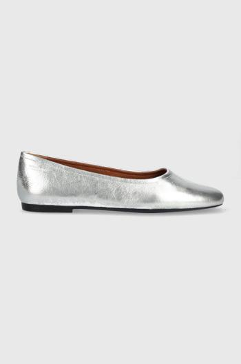 Kožené balerínky Vagabond Shoemakers Jolin JOLIN strieborná farba, 5508.083.79,