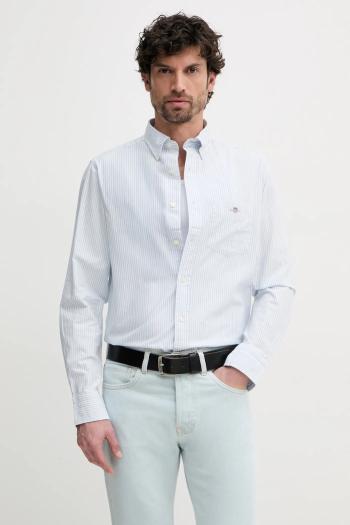 Bavlnená košeľa Gant pánska, regular, s golierom button-down, 3000230