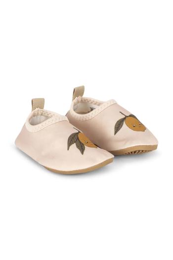 Detské topánky do vody Konges Sløjd ASTER SWIM SHOES béžová farba, KS102481