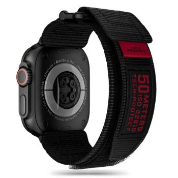 Tech-Protect Scout remienok na Apple Watch 42/44/45/49mm, black/red