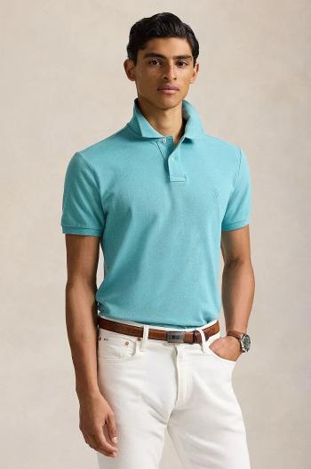 Bavlnené polo tričko Polo Ralph Lauren jednofarebné, 710536856