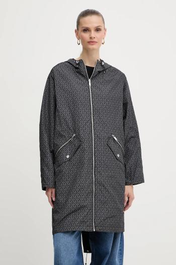 Bunda MICHAEL Michael Kors šedá farba, prechodná, oversize, MT520INJN3