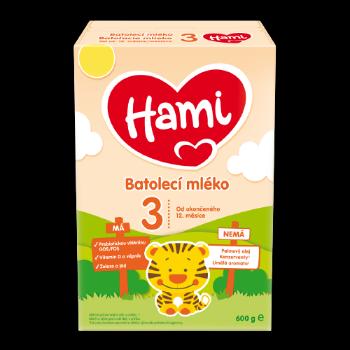 HAMI 3 Batoľacie mlieko od uk. 12. mesiaca 600 g