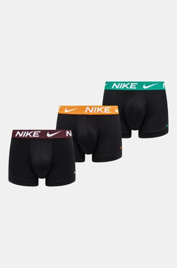 Boxerky Nike 3-pak pánske, čierna farba, 0000KE1156