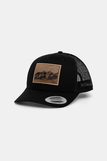 Šiltovka Columbia Mesh Snap Back čierna farba, s nášivkou, 1652541