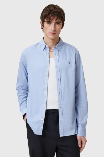 Bavlnená košeľa AllSaints HAWTHORNE LS SHIRT pánska, slim, s klasickým golierom, M150SB