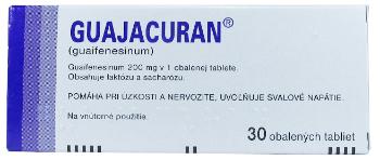 GUAJACURAN 200mg, 30 tabliet