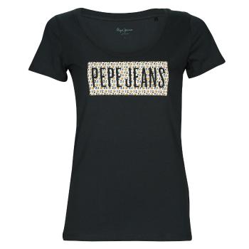 Pepe jeans  SUSAN  Tričká s krátkym rukávom Čierna