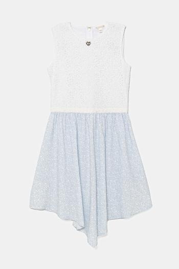Dievčenské šaty Guess biela farba, mini, áčkový strih, J5GK37 WH7F0