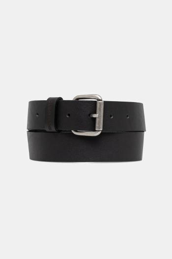 Kožený opasok Guess Jeans čierna farba, M5YZ17 L0WS0