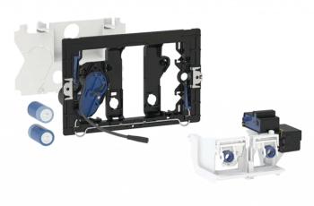 GEBERIT - Splachovací systémy Elektronické ovládanie splachovania WC, batériové napájanie, pre rádiové tlačidlo, 2-činné splachovanie 115.898.00.6