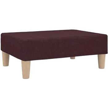 Shumee podnožka fialová 78 × 56 × 32 cm textil, 337685