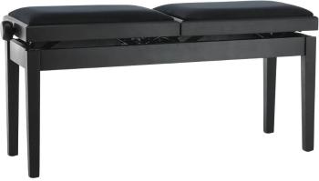 GEWA 130200 Deluxe Double  Dvojitá klavírna stolička Black Matt