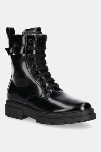 Detské topánky Tommy Hilfiger čierna farba, T4A5-34028