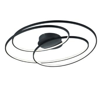 LED stropné osvetlenie Trio Gale čierna 673918032