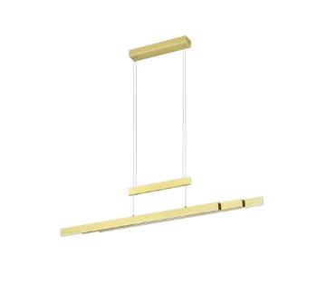 LED závesné osvetlenie Trio Trajan mosadz 375310508