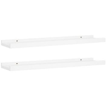 Shumee na zarámované obrázky 2 ks biele 60 × 9 × 3 cm MDF, 323929