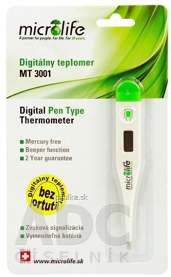 MICROLIFE Teplomer digitálny MT 3001 green