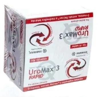 UROMAX 3 RAPID na močové cesty, 100 tbl