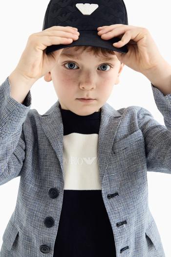 Šiltovka Emporio Armani tmavomodrá farba, s nášivkou, EB000332 AF13370