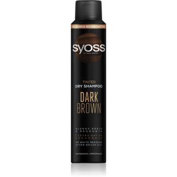 Syoss Dark Brown suchý šampón pre tmavé vlasy 200 ml