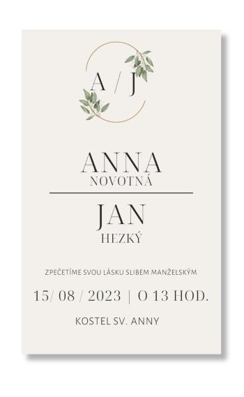 Personal Oznámení - Eucalyptus Zvolte množství: od 11 ks do 30 ks