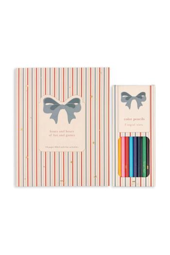 Kniha nálepiek Konges Sløjd ACTIVITY BOOK WITH COLOR PENCILS KS103119