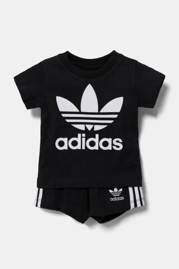 Sada pre bábätká adidas Originals čierna farba, JC6583