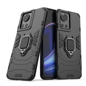 MG Ring Armor plastový kryt na OnePlus Ace, čierny