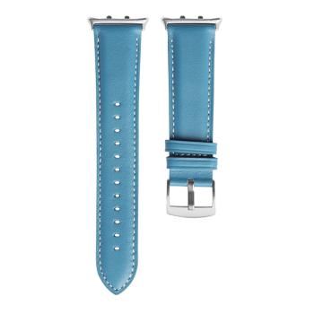 LEATHER Kožený remienok pre Honor Watch 5 modrý