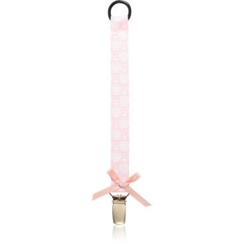 Bjällra of Sweden Pacifier Clip klip na dudlík Pink Sky 1 ks