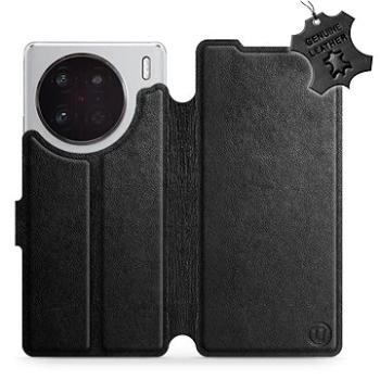 Mobiwear kožené flip pre Vivo X90 Pro 5G – Čierne (5904808508476)