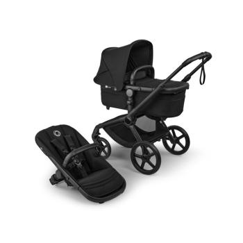 BUGABOO Kočík kompletný Fox 5 Renew - Black / Heritage black-Heritage black