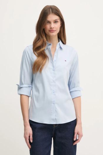Košeľa Tommy Hilfiger dámska, regular, s klasickým golierom, WW0WW44084