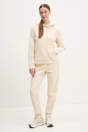 Tepláková súprava EA7 Emporio Armani dámska, béžová farba, AF10443.7W000116
