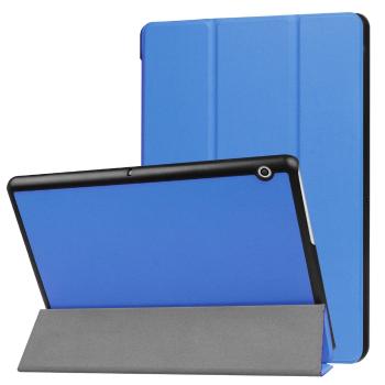 LEATHER Zaklápací obal Huawei MediaPad T3 10 modrý