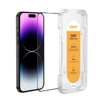 ENKAY 3D Tvrdené ochranné sklo pre Apple iPhone 14 Pro Max