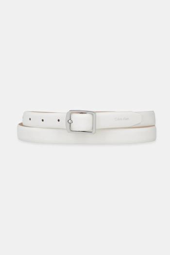Kožený opasok Calvin Klein béžová farba, LV04F7036G