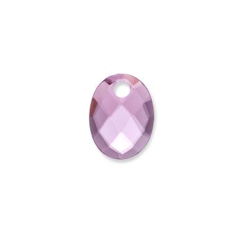 Sparkling Jewels Oválny prívesok z fialového ruženínu PENGEM59-MO
