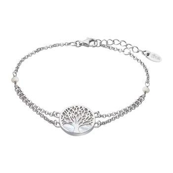 Lotus Silver Elegantný strieborný náramok Strom života s perleťou LP1678-2 / 1