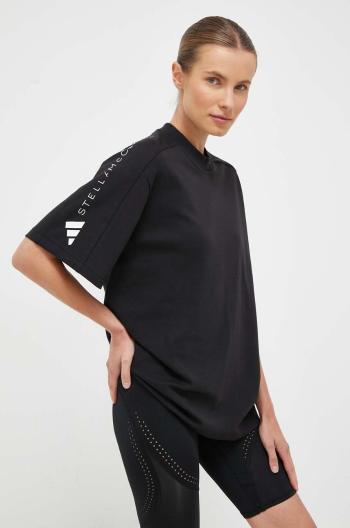 Tričko adidas by Stella McCartney dámske, čierna farba, IB6854