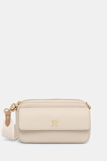 Kabelka Tommy Hilfiger béžová farba, AW0AW17455